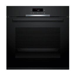 Cuptor incorporabil Bosch HBA372EB4, Electric, Grill, AirFry, 3D HotAir, Autocuratare pirolitica, Timer, 71L, Clasa A+, Negru