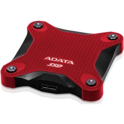 SSD extern ADATA SD620, 512GB USB 3.2, Rosu/Negru