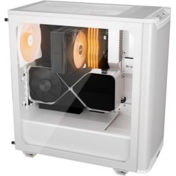 Carcasa PC Be quiet! Pure Base 501 LX, MiddleTower, ARGB, Fara sursa, Sticla temperata, 6 ventilatoare compatibile, 4 incluse, Alb