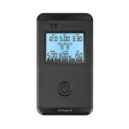 Tester de curent electric surse Thermaltake Dr. Power III AC-069-OO1NAN-A1, 12+4pin, PCIe Gen 5.1, Negru