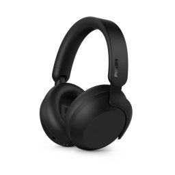 Casti Stereo Wireless Over-Ear Philips TAH8000EBK/00, Bluetooth, Autonomie 70 ore/50 ore ANC, Microfoane, Negru