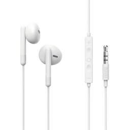 Casti In-ear Hama Noble, cu fir, Jack de 3,5 mm, Alb