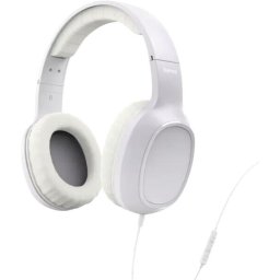 Casti supraauriculare (On-Ear) KH Fun C, cu fir, USB Type-C, Alb