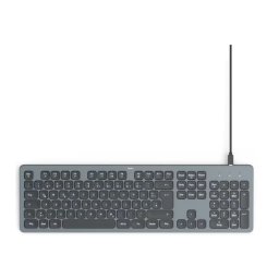 Tastatura Hama CK-400, Cu fir, USB, iluminare, Gri/Negru