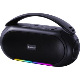 Boxa portabila Defender Beatbox 12, 12W, BT, FM, USB, TF, MIC, RGB Negru