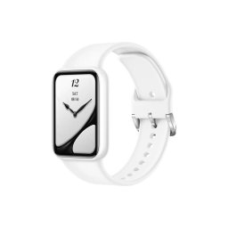 Bratara fitness Smart Band 10 Pro, 1,74", NFC, AMOLED color, tactil, Ceramic Edition, Alb