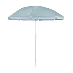 Umbrela terasa, aluminiu/poliester, Ø 200 cm, H 215 cm, Verde deschis