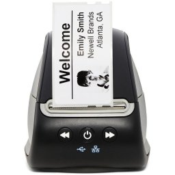 Imprimanta termica etichete Dymo LabelWriter 550 Turbo, senzor recunoastere eticheta, aparat de etichetat, viteza printare 71 etich/min, priza EU 2112723, Negru