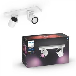 HUE Spot Argenta 2 x LED 700lm BT RGB GU10 Alb — PHILIPS HUE