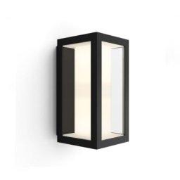 Aplica LED Philips Hue Impress, RGB, 1200 lm, IP44, neagră