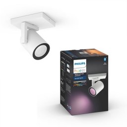 HUE Spot Argenta 1 x LED 350lm BT RGB GU10 Alb — PHILIPS HUE