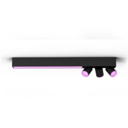 Spot inteligent Philips Hue Centris 3, LED 3700 lm, BT RGB, negru