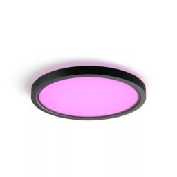 Corp de plafon LED Philips Hue, 2250 lm, Bluetooth, RGB, negru