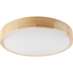 Plafonieră NATURAL MODERN cu 4 socluri E27 (15W, 230V), diametru 58 cm, din lemn de pin
