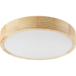 Plafonieră NATURAL MODERN 3xE27/15W/230V, diametru 47,5 cm, lemn de pin