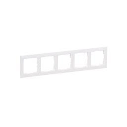 Legrand - Ramă pentru 5 module SUNO, albă