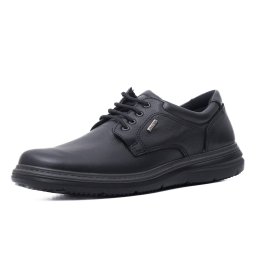 Pantofi casual cu siret, IMAC, IC201448 01-N, negru