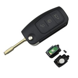 Cheie Auto Completa Techstar® compatibila cu Ford, Focus, Fiesta, Mondeo, 4D60, 433Mhz, FO21, 3 Butoane