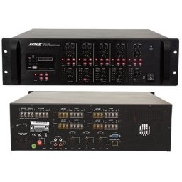 Mixer Amplificat BST UPX4120 | 4 Zone, 70V/100V, 4x120W, 5 Canale, USB/SD
