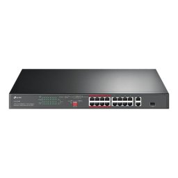 Switch TP-Link TL-SL1218P | 16 Porturi PoE, 2 Gigabit Uplink, 18 Total