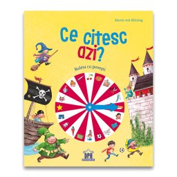 Ce citesc azi? Ruleta cu povesti - carte interactiva pentru copii 4+