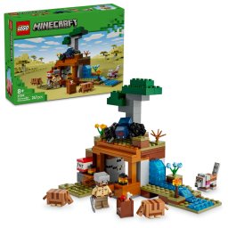 LEGO Minecraft Expeditia de minerit cu tatu, 247 piese, 8+ ani