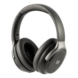 Casti wireless cu ANC Hybrid Electromures EM H4, Bluetooth 6.0, Negre