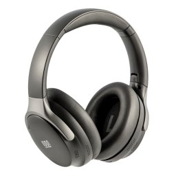 Casti wireless cu ANC Hybrid Electromures EM H4, Bluetooth 6.0, alb