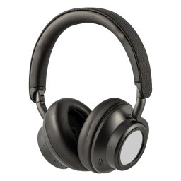 Casti wireless cu ANC Hybrid si lumini LED Electromures EM H6, negru