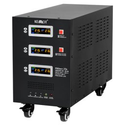 Stabilizator automat trifazat KEMOT PROavr-25K 25000VA cu LCD si Bypass