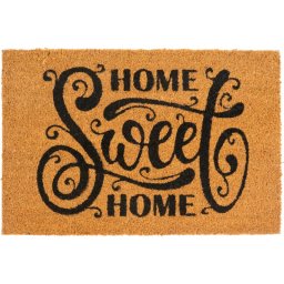 Covoras de intrare MagicHome Home Sweet Home, cocos/PVC, 40x60 cm