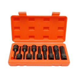 Trusa chei tubulare Torx T30-T100, 1/2 inch, Cr-Mo, 10 piese, Breckner