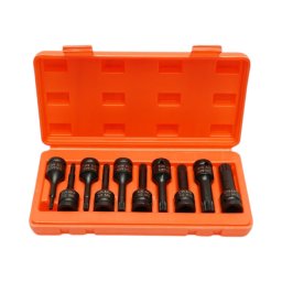 Trusa chei tubulare cu biti spline XZN M5-M18, 1/2 inch, 10 piese
