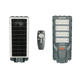 Lampa solara stradala LED 500W cu panou 25W, senzor si telecomanda