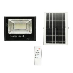 Proiector LED solar 200W cu telecomanda, IP67, 6500K, Breckner Germany