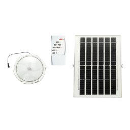 Plafoniera solara LED 200W cu senzor miscare, telecomanda si IP65