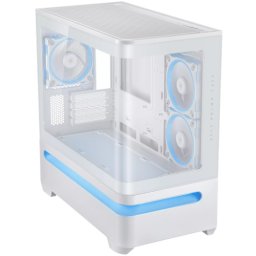 Carcasa PC ASUS PRIME AP202 TG ARGB, White