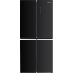 Frigider Side-by-Side TESLA RM4700FHBE, 466L, 4 Uși, Inverter, No Frost, Black