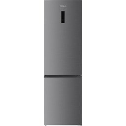 Combina frigorifica Tesla RC3800FHXC, 377 L, Clasa C, Total No Frost, Inverter, Control electronic, 200 cm, Inox