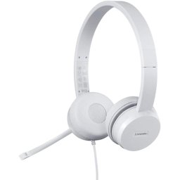 Casti 110 Stereo USB-A Alb