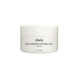 ABIB Rice Probiotics Overnight Mask Barrier Jelly Mască gel de noapte pentru față 80 ml