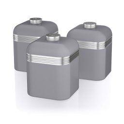 Cutii alimentare SWAN SET OF 3 CONTAINERS RETRO SWKA1020GRN