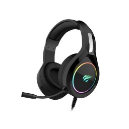 Casti GAMENOTE H2232D E-SPORTS, iluminare RGB, microfon ajustabil 360° cu noise cancelling, 2 x 3.5 Jack si USB, 2.2 m