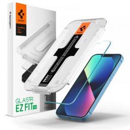 Folie de protectie Ecran Spigen GlastR EZ FIT HD pentru Apple iPhone 17e / 16e / 14 / 13 Pro, Sticla Securizata, Full Glue AGL03724