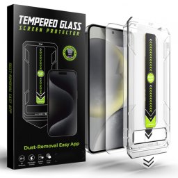 Folie de protectie Ecran Techsuit TitanGlass CrystalHD pentru Samsung Galaxy S25 S931 / S24 S921, Sticla Securizata, Full Glue