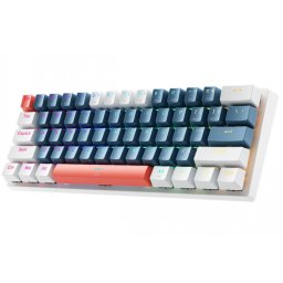 Tastatura Gaming Wired USB Machenike K500-B61 Mechanical, RGB, Albastra Alba