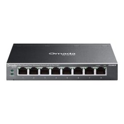 Switch TP-Link Omada ES208GP | 8 Porturi, PoE+, Gigabit, VLAN, QoS