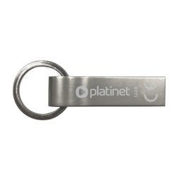 Stick USB Platinet K-Depo 16GB, USB 2.0, carcasa metalica cu inel