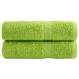 Prosoape de maini premium SOLUND 2 buc. verde 50x100cm 600 gsm GartenMobel Dekor