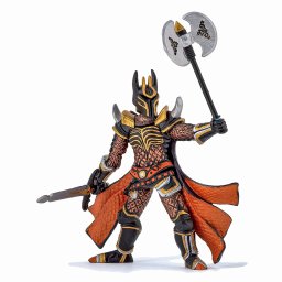 Figurina Papo Cavaler cu Triplu Topor, personaj medieval de colectie